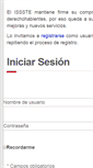 Mobile Screenshot of oficinavirtual.issste.gob.mx